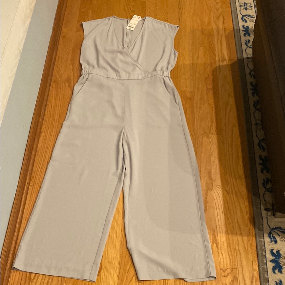Uniqlo Soft Gray Women's Jumpsuit